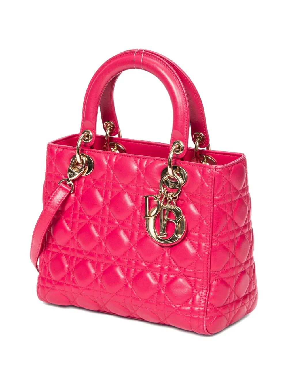 Christian Dior Pre-Owned Lady Dior Cannage shopper Roze