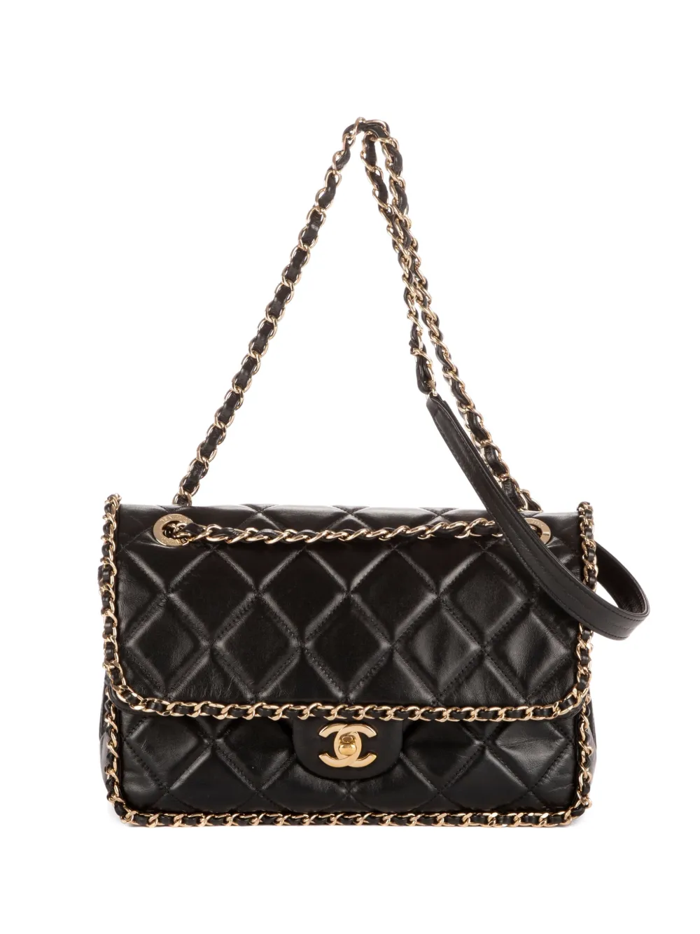 CHANEL Pre-Owned Flap quilted chain shoulder bag - Nero