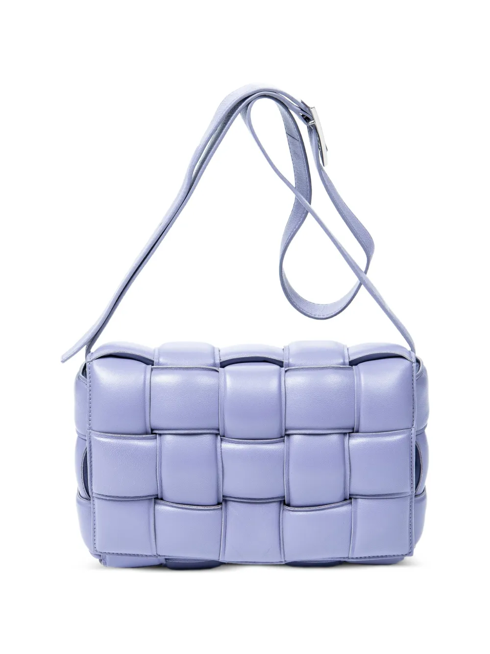 Bottega Veneta Pre-Owned Cassette intrecciato-leather shoulder bag - Viola