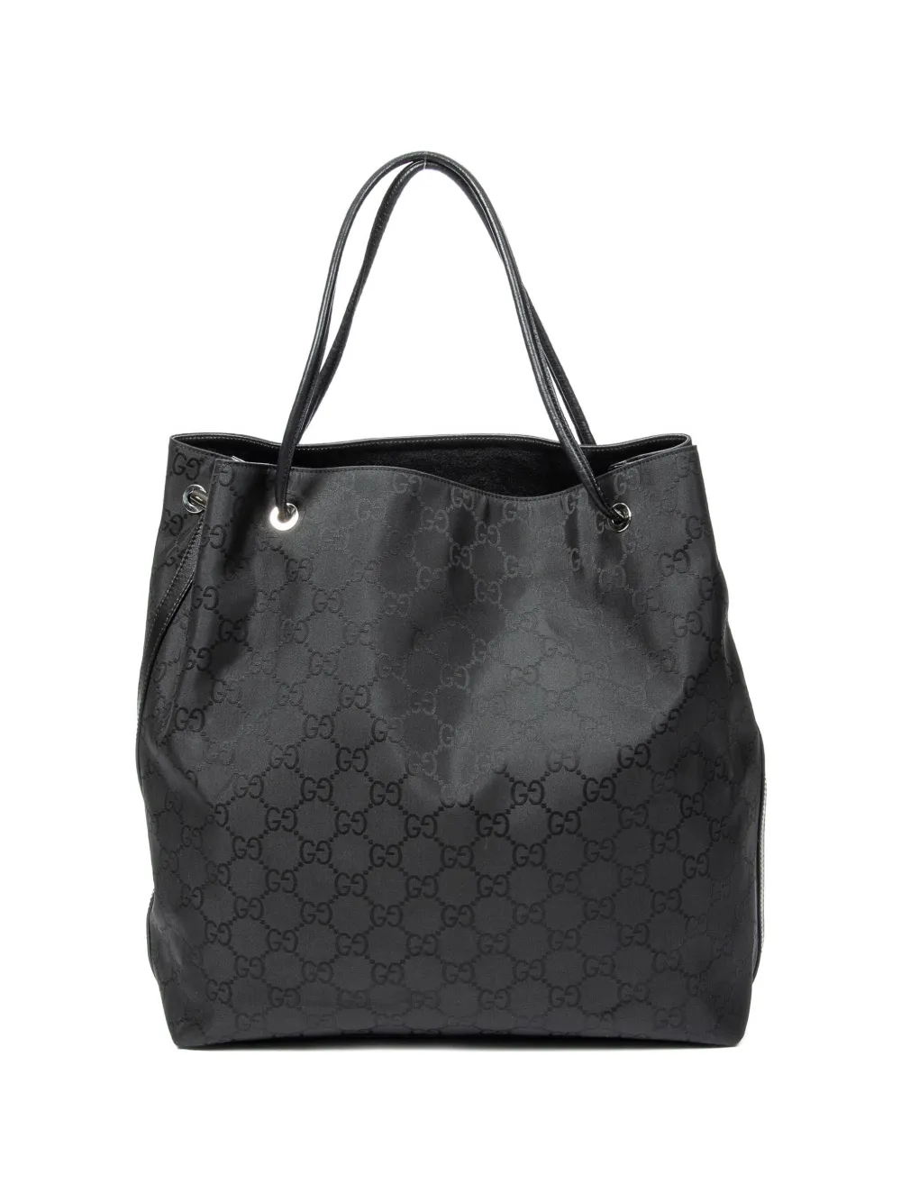 Gucci Pre-Owned large Gifford logo tote bag - Nero