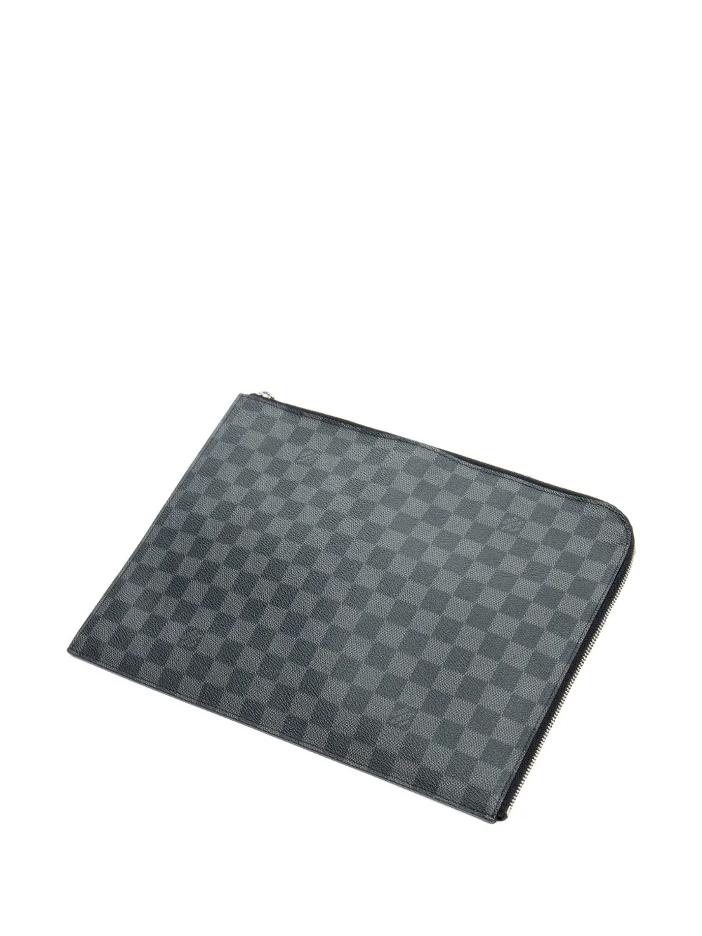 Louis Vuitton Pre-Owned 2015 GM Jour Damier Graphite pouch - Nero