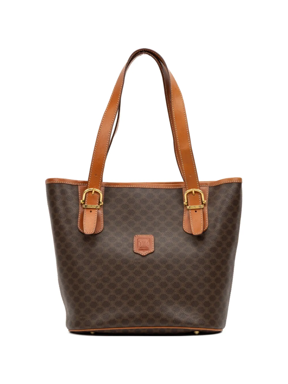 Celine Pre-Owned Macadam-patterned tote bag - Marrone