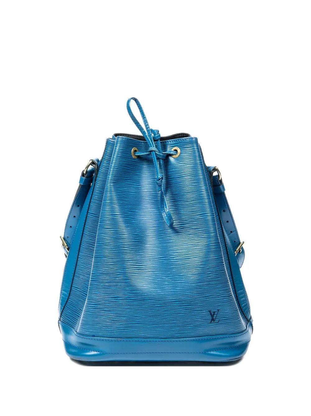 Louis Vuitton Pre-Owned logo-detail bucket bag - Blu