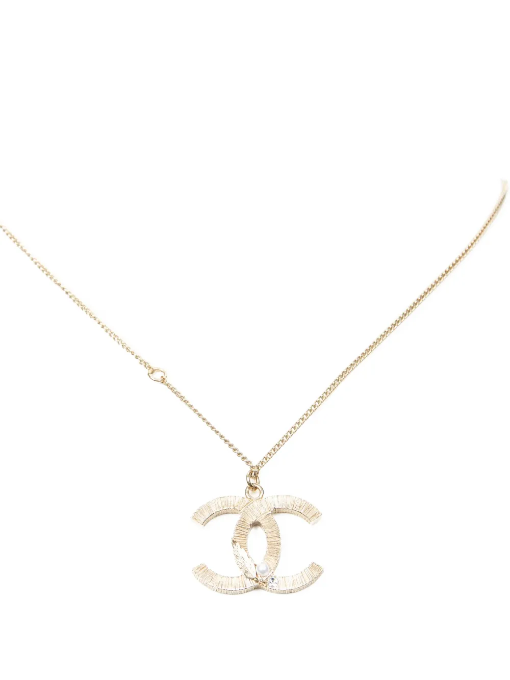 CHANEL Pre-Owned CC pendant necklace - Oro