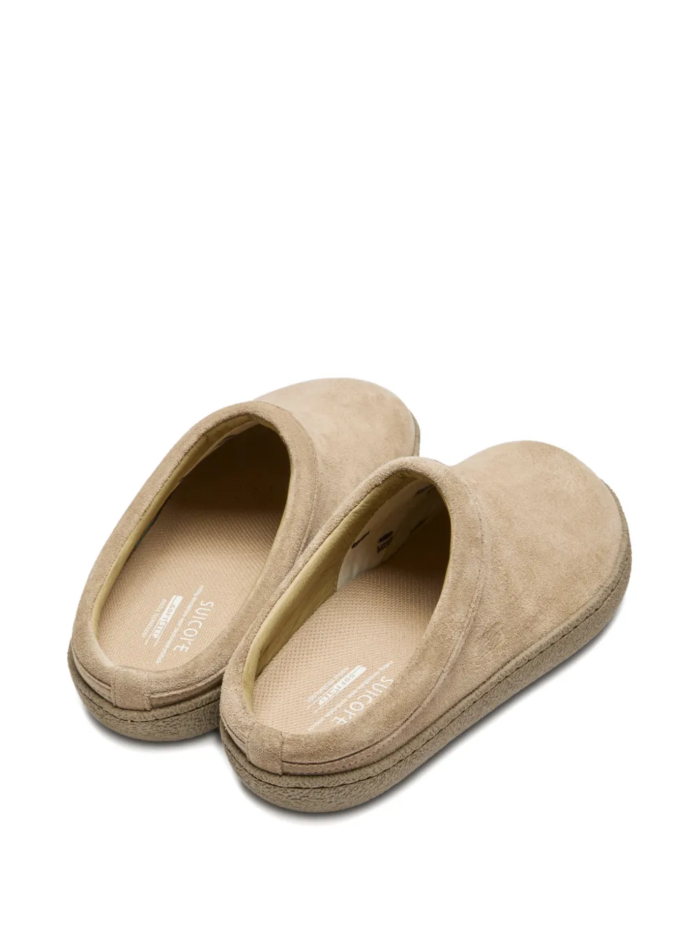 Suicoke Muiltjes met logodetail Beige