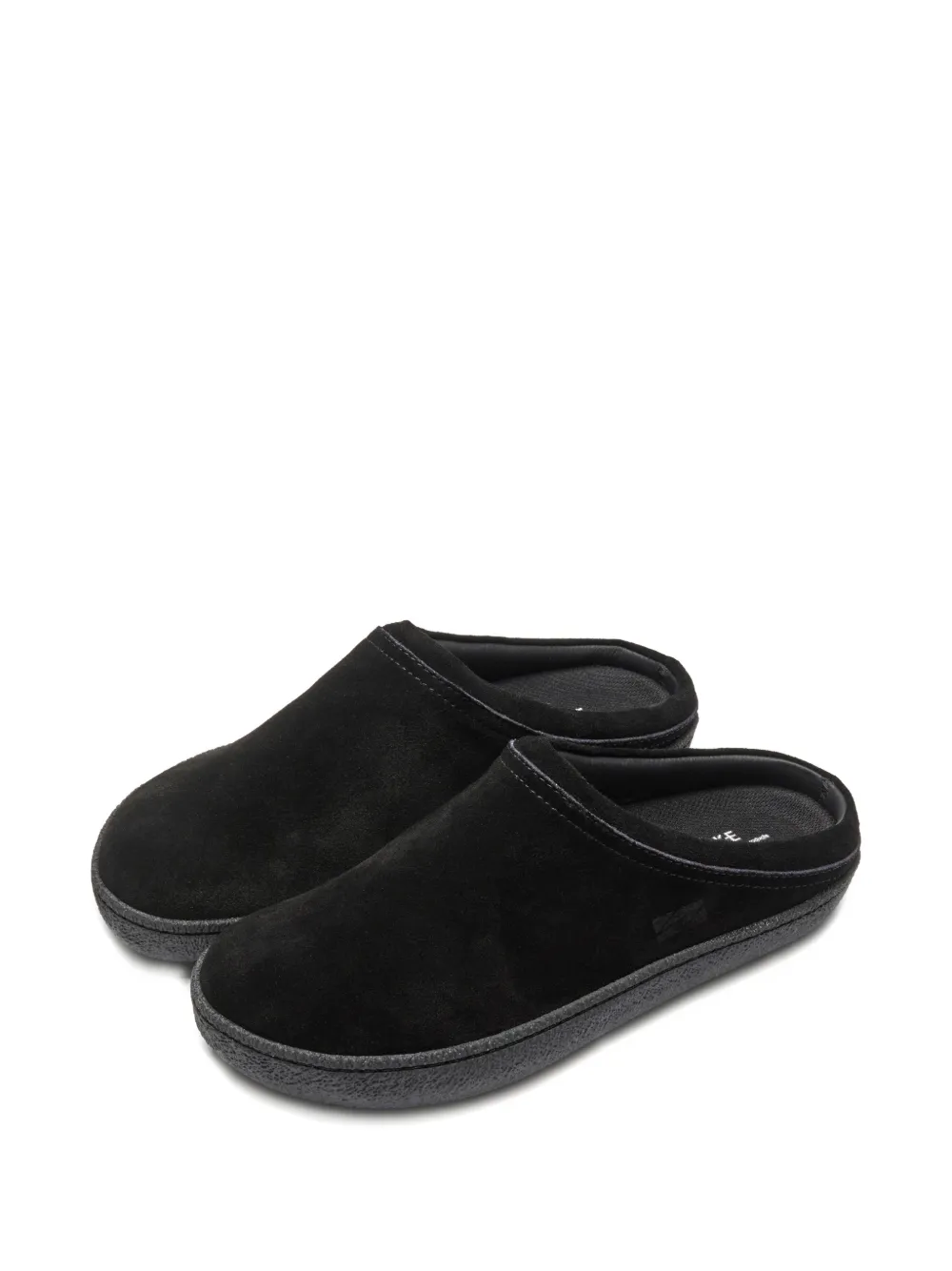 Suicoke Leren slippers Zwart