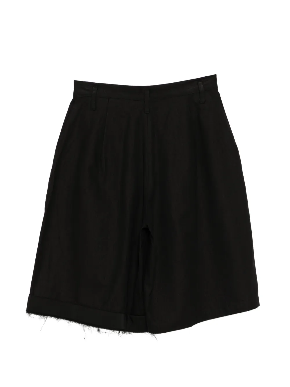  Yohji Yamamoto Distressed Shorts - Black 