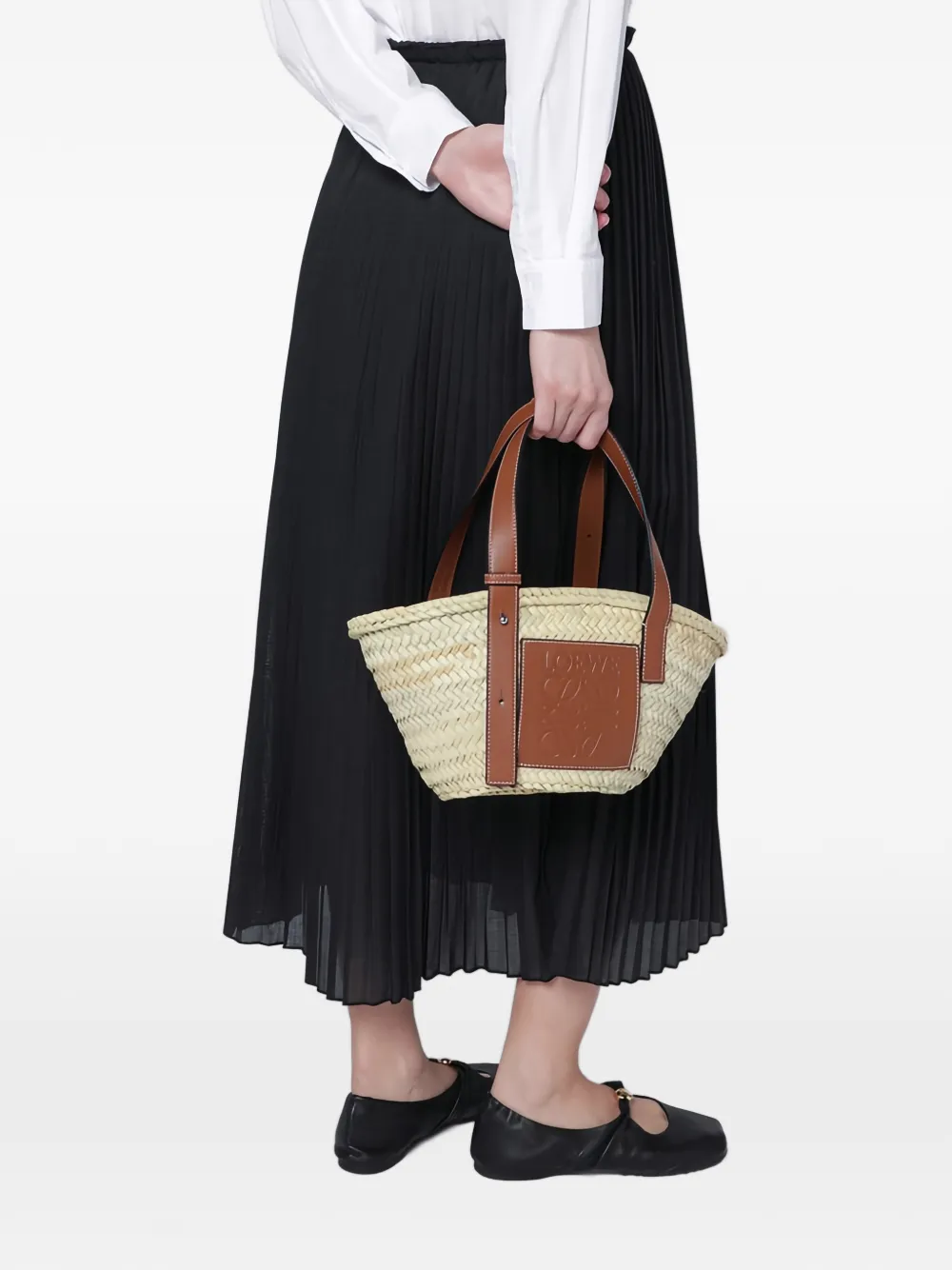 small basket tote bag