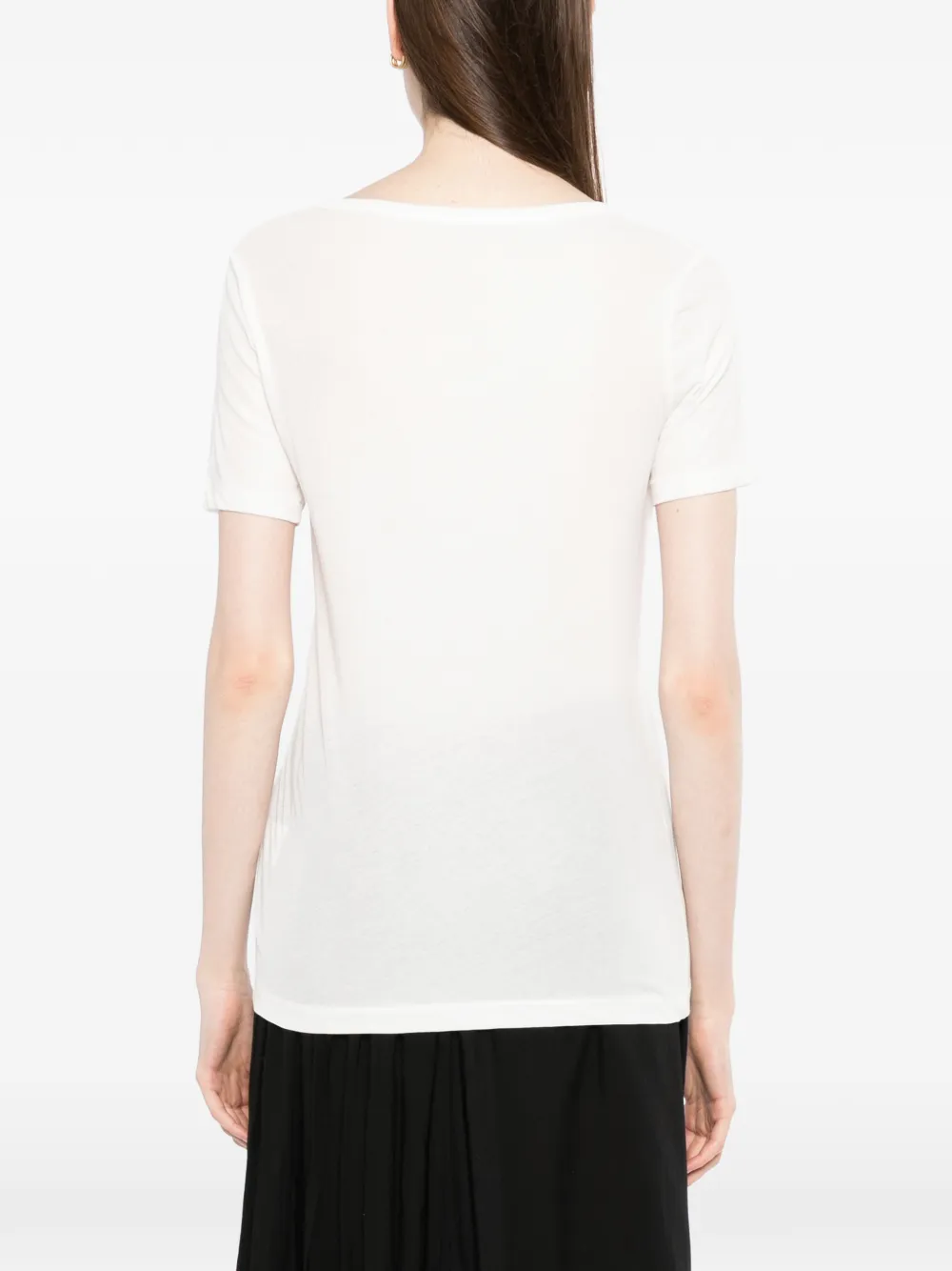 Yohji Yamamoto Katoenen T-shirt Beige