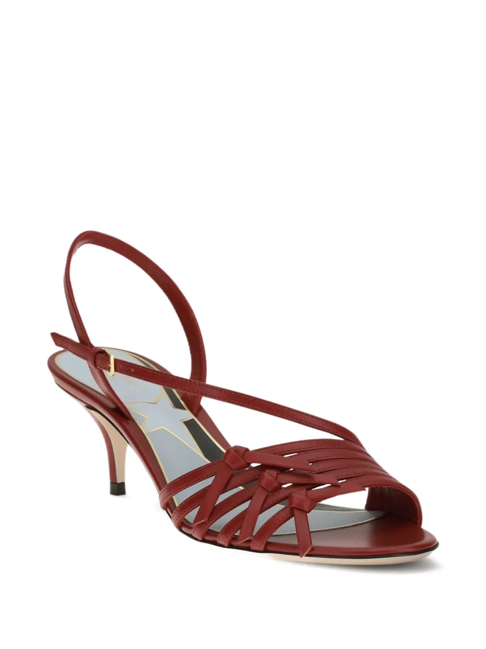 Valentino Garavani Nodine sandalen met T-bandje Rood