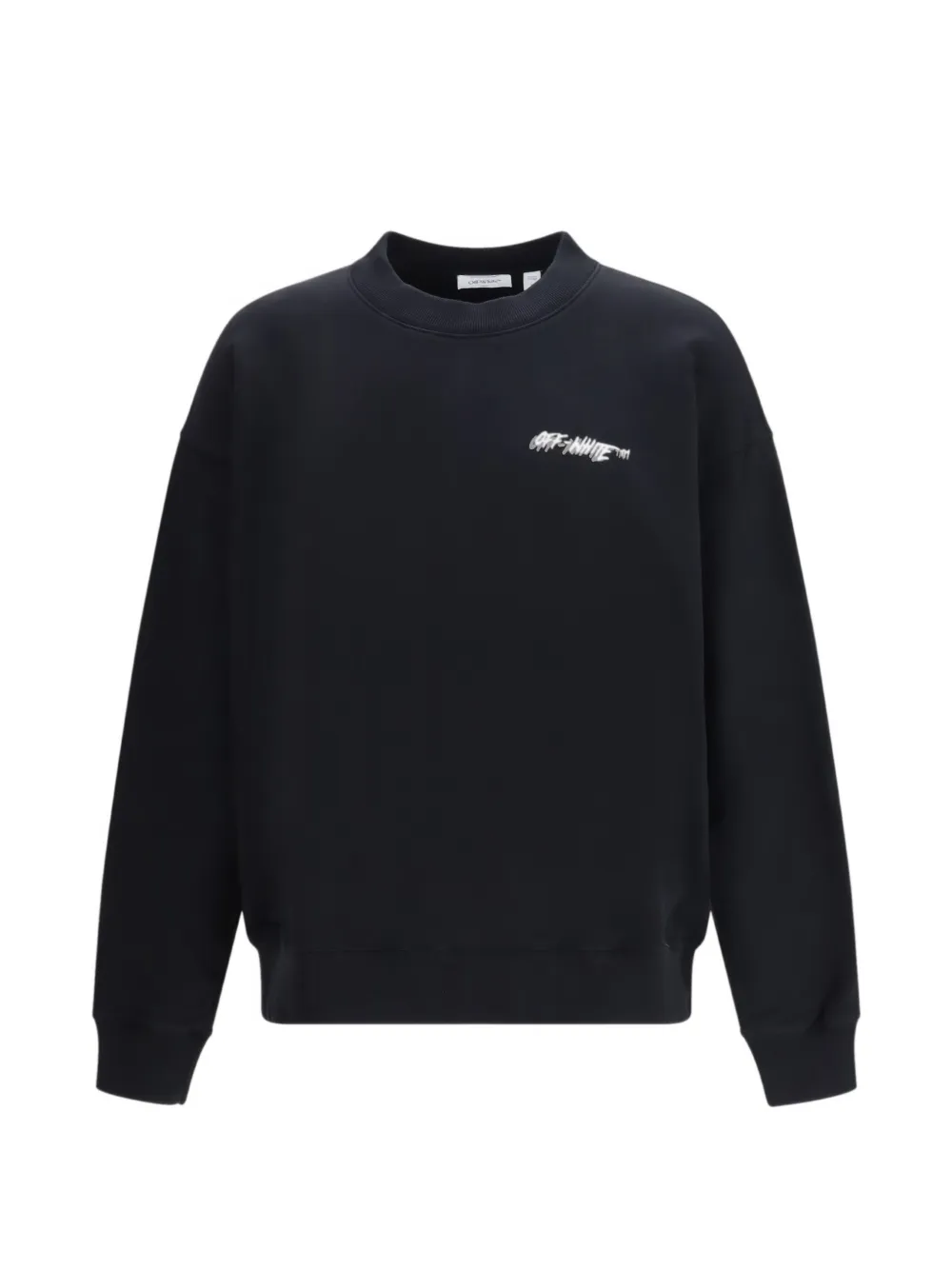 Off-White logo crew-neck sweatshirt - Nero