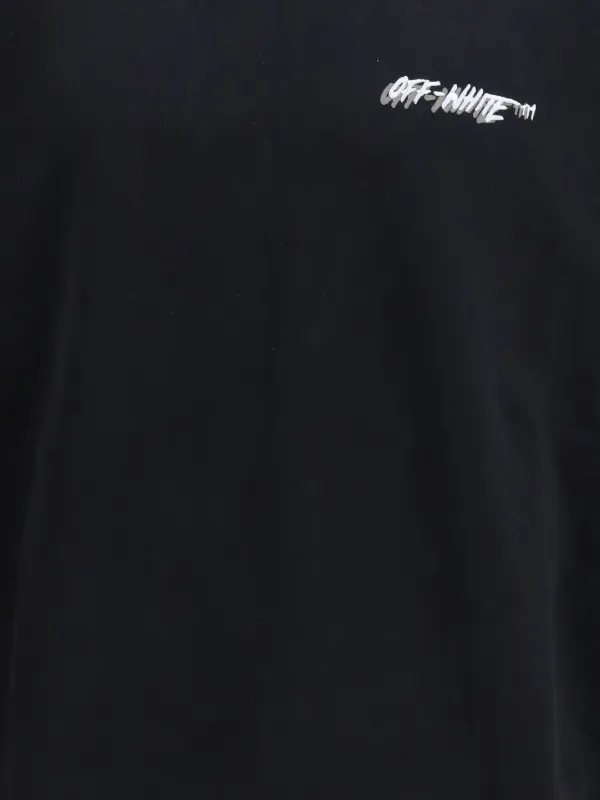 Off-White Logo crew-neck Sweatshirt | Black | FARFETCH