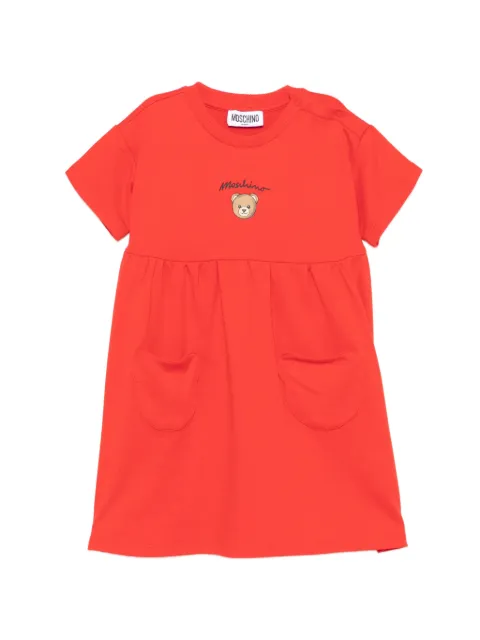 Moschino Kids vestido con motivo Teddy Bear