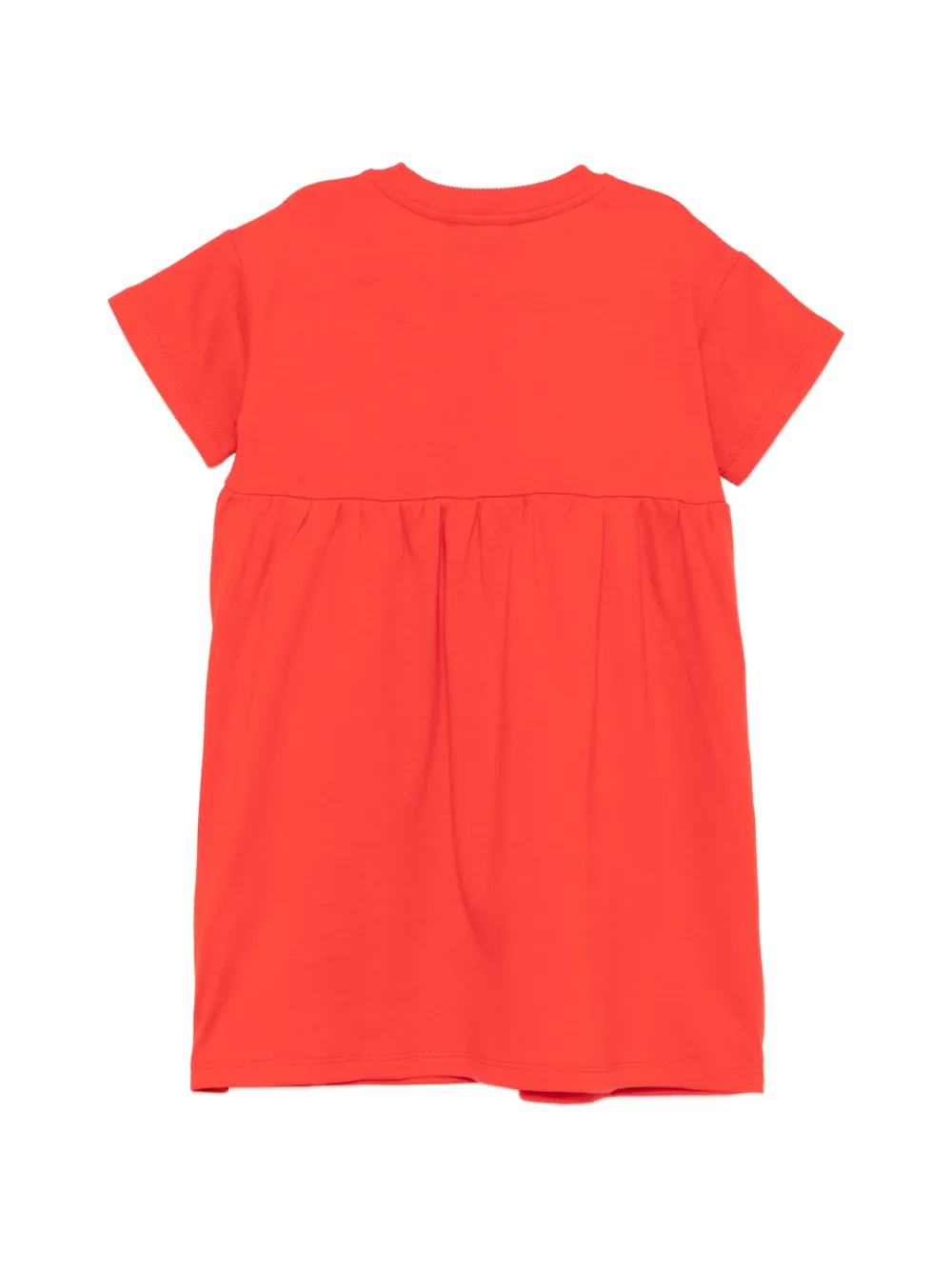 Moschino Kids Jurk met teddybeerprint Rood