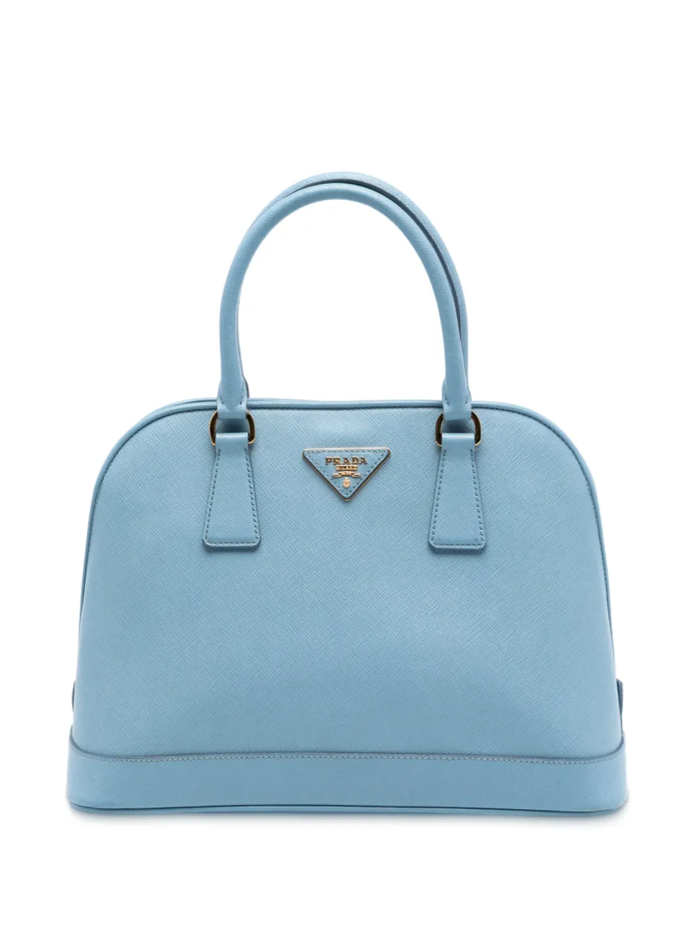 Prada Pre-Owned 2013-2025 Medium Saffiano Lux Open Promenade satchel - Blu