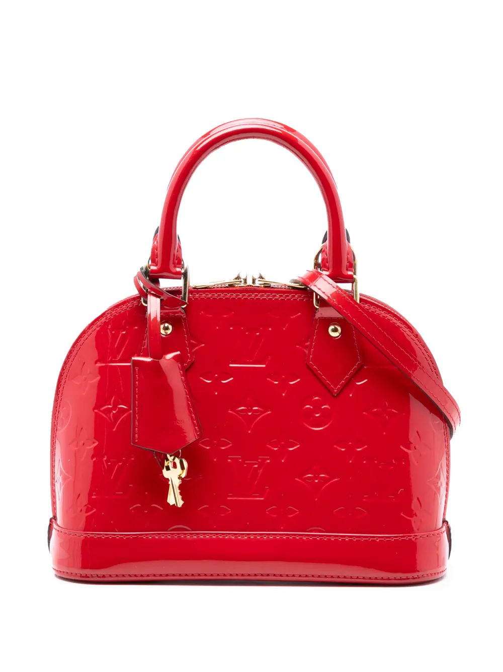 Louis Vuitton Pre-Owned 2016 Monogram Vernis Alma BB satchel - Rot