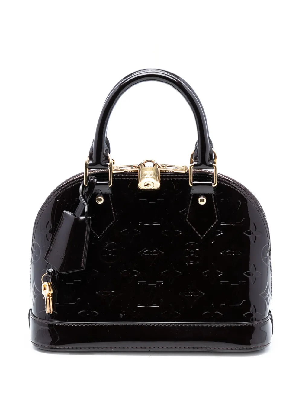 Louis Vuitton Pre-Owned 2016 Monogram Vernis Alma BB satchel - Viola