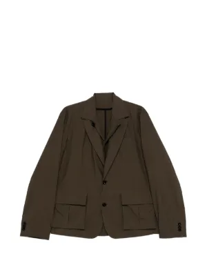 Sacai ストライプ ジャケット | ブラウン | FARFETCH JP