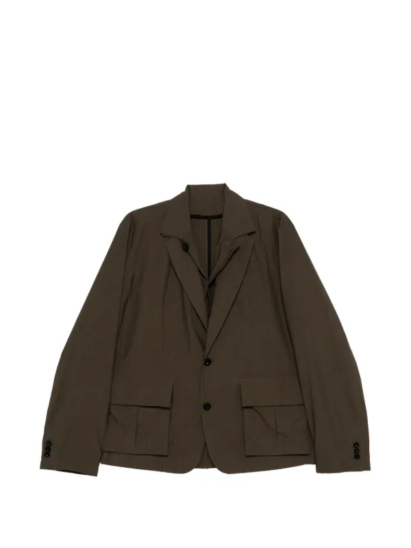 Sacai Button Flap-pocket Jacket in Green