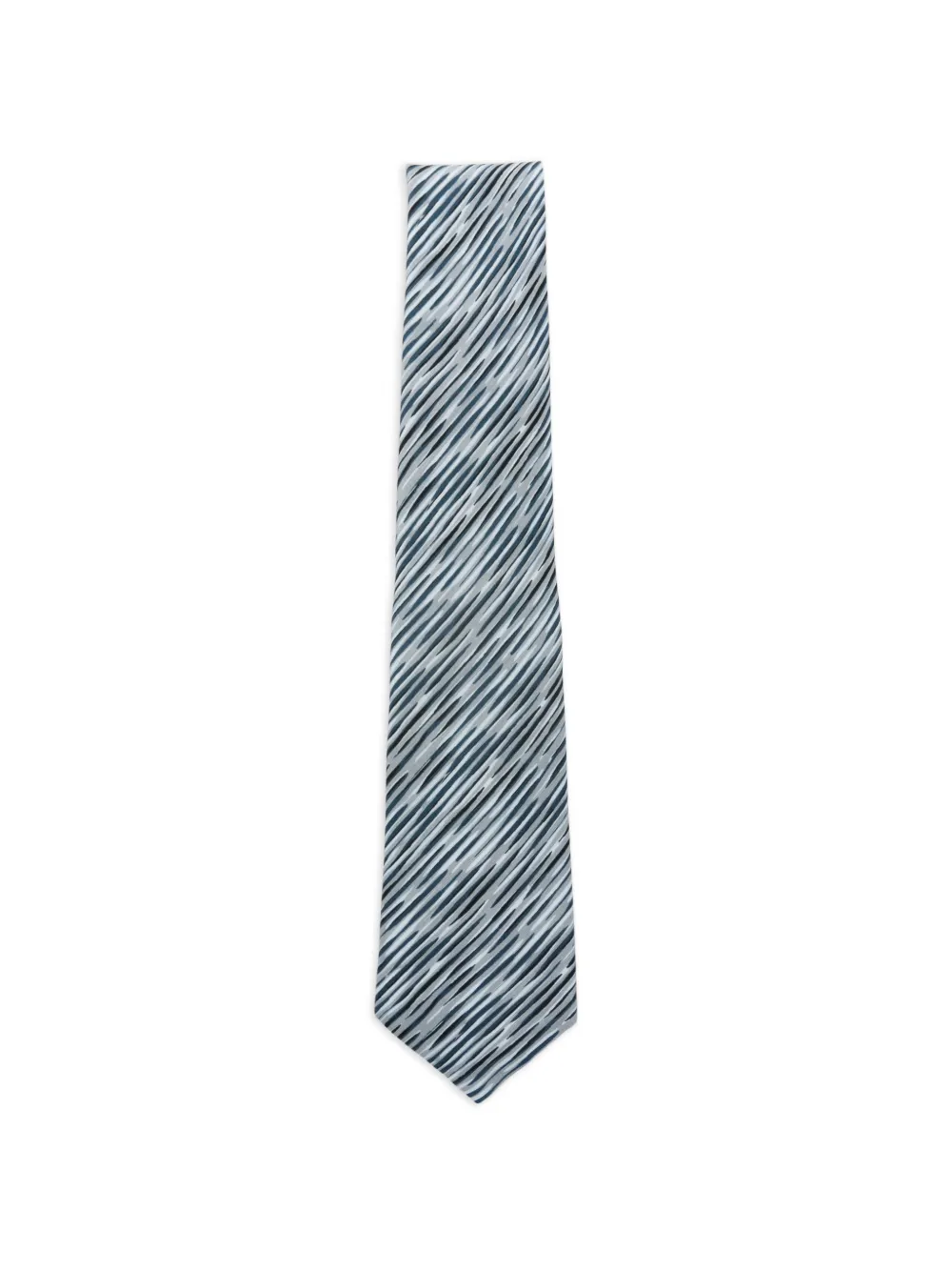Emporio Armani striped tie - Blu