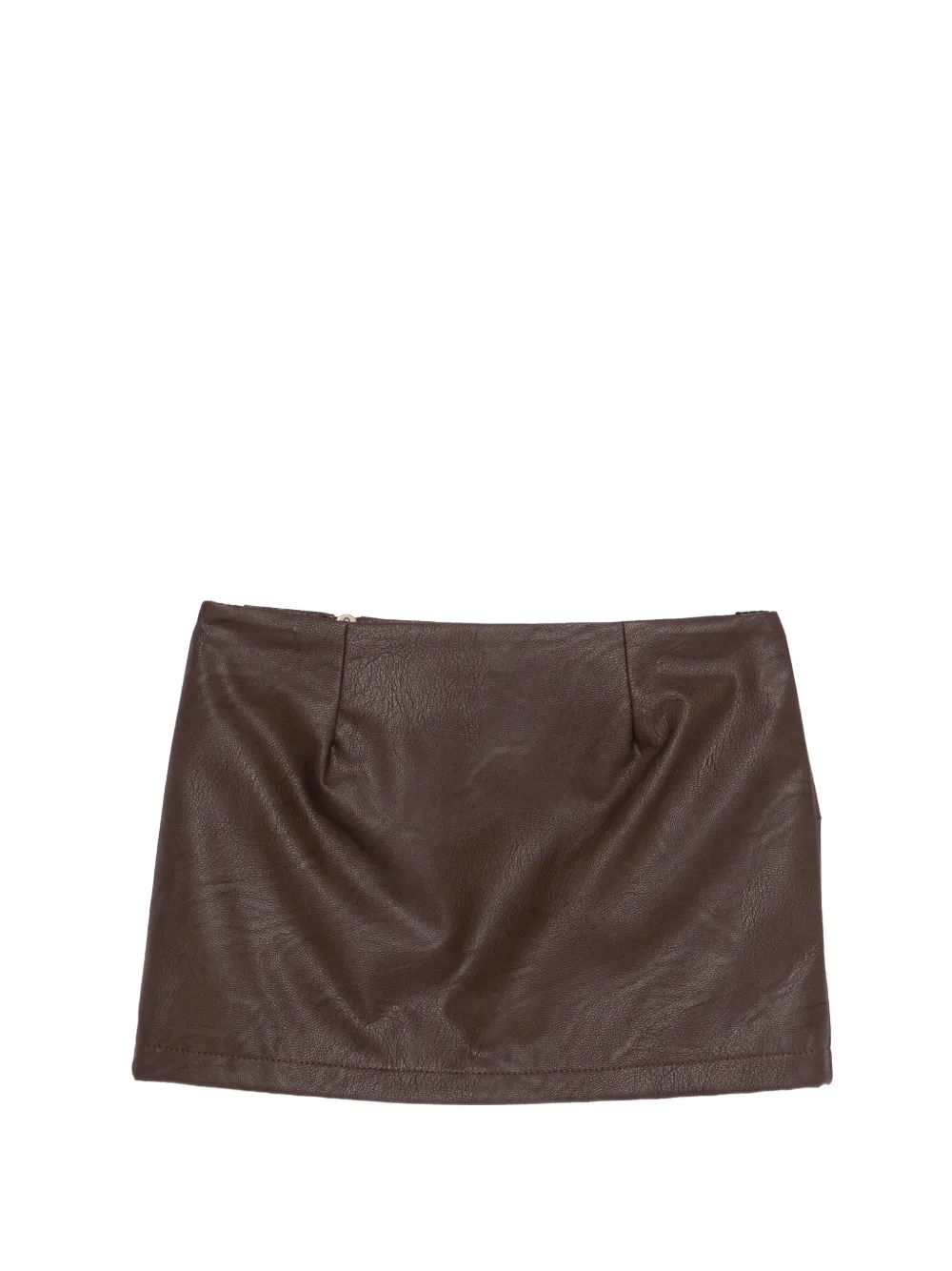  Pinko Kids Pocket Zip Skirt - Brown 