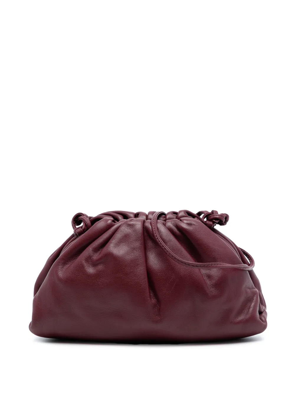 Bottega Veneta Pre-Owned 2012-2025 Lambskin The Mini Pouch crossbody bag - Rosso