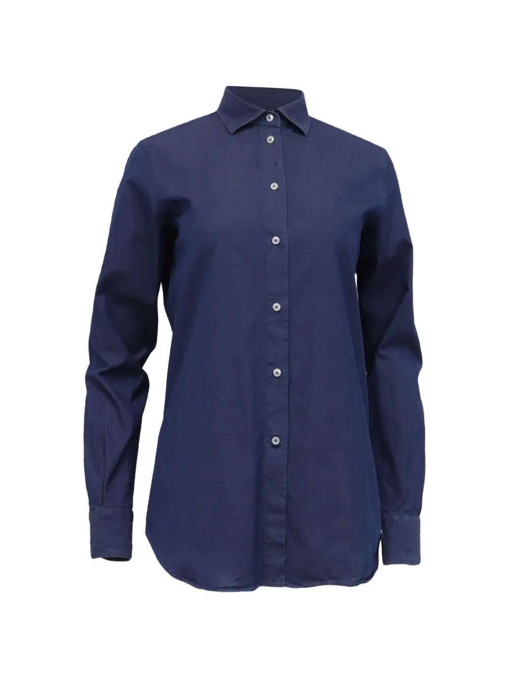 Loro Piana Pre-Owned button-down denim shirt - Blu