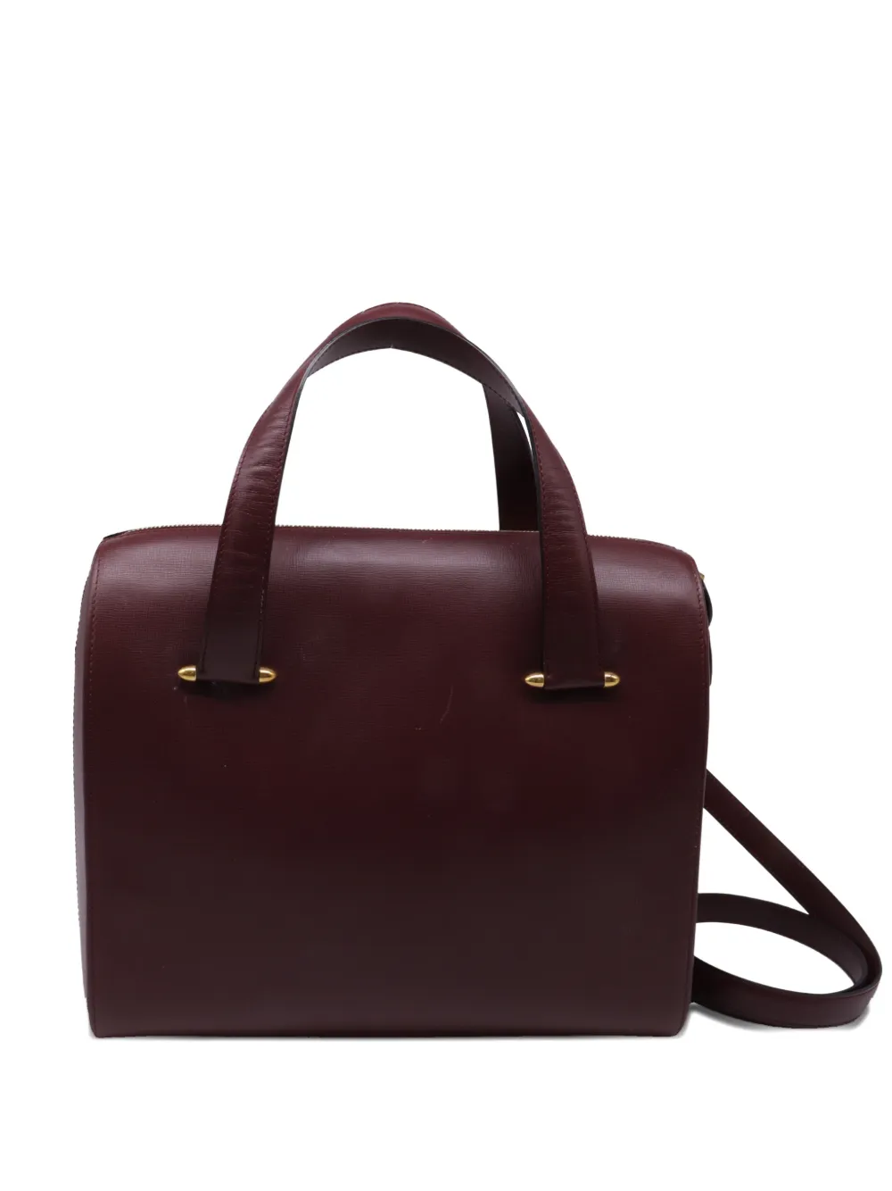 Cartier Must leather shoulder bag - Rosso