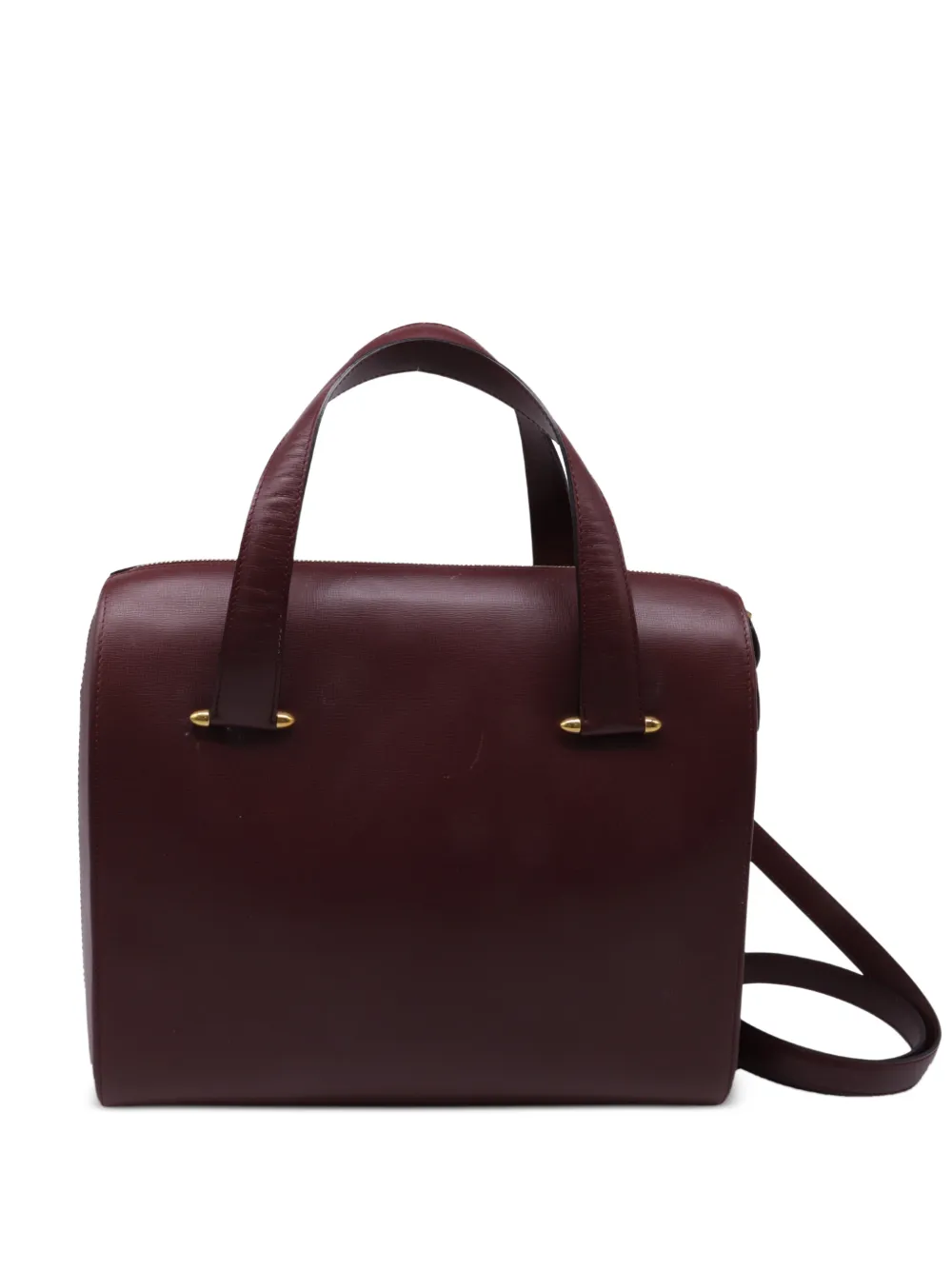 Cartier Must leather shoulder bag - Rosso
