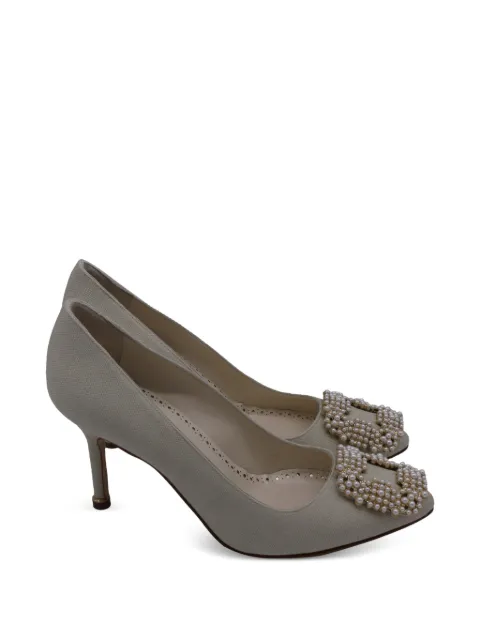 Manolo Blahnik zapatillas Hangisi