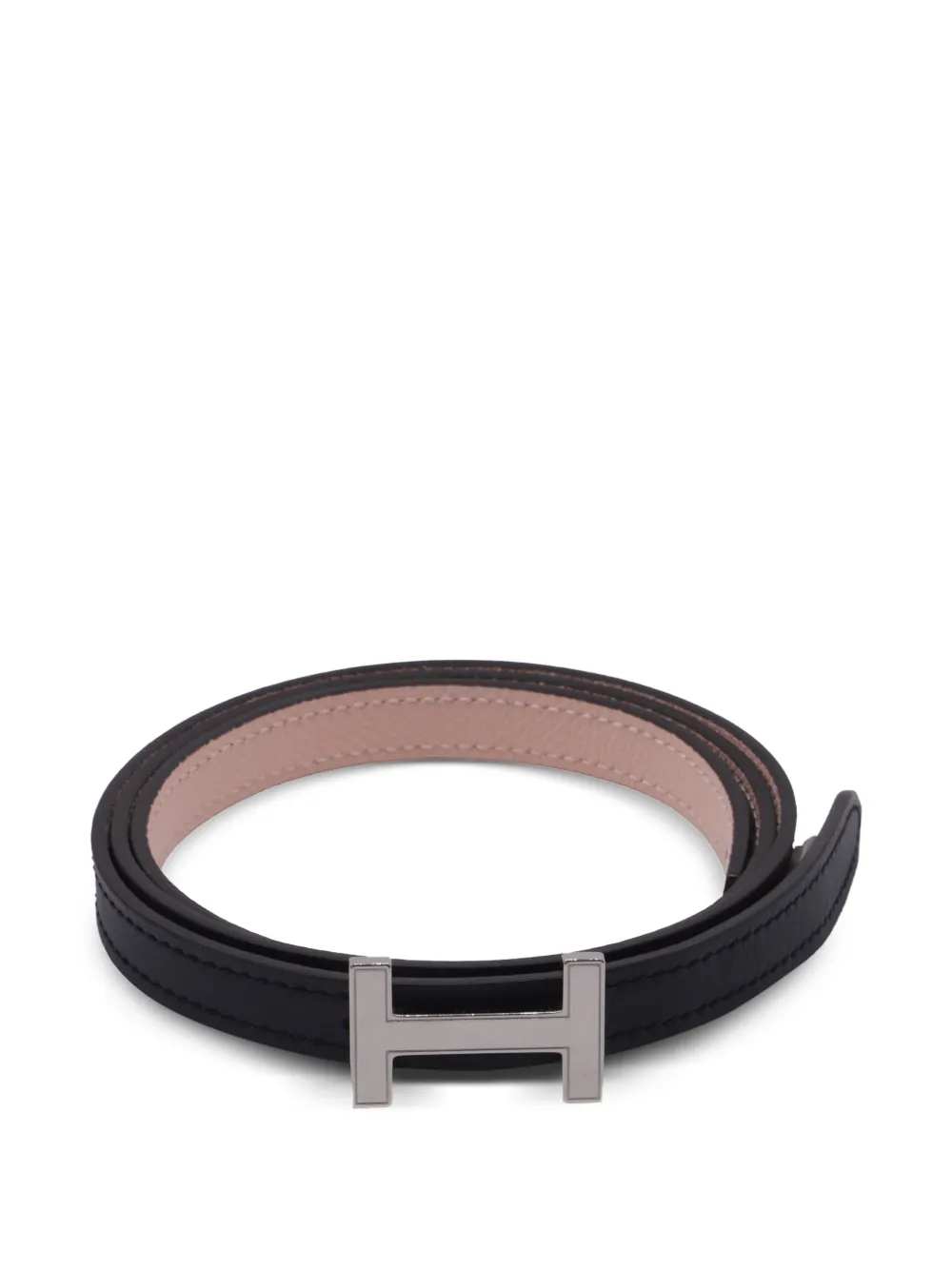 Hermès Pre-Owned mini Constance leather belt - Nero