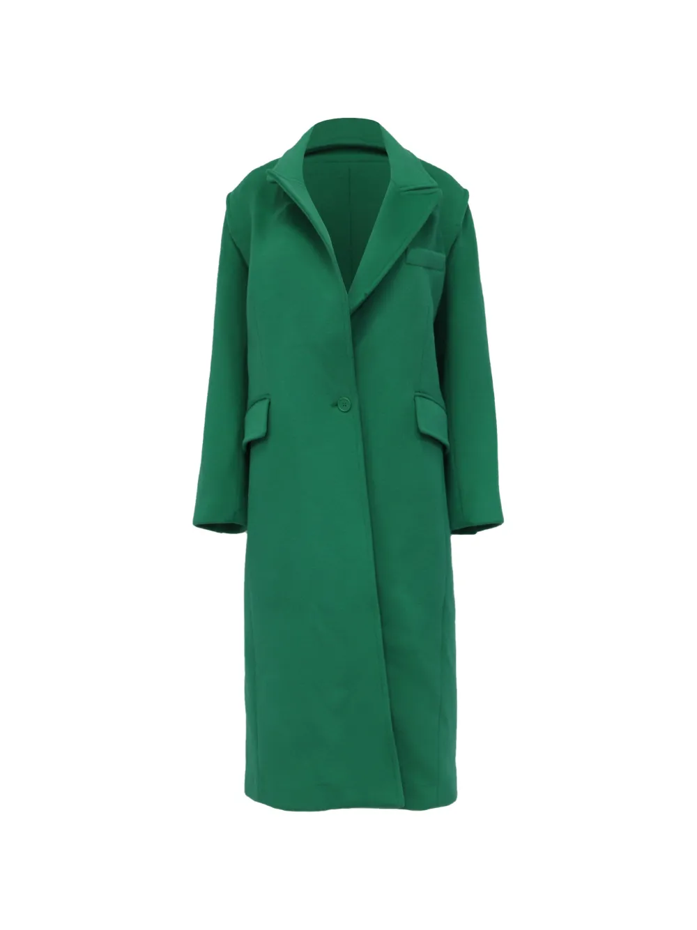 Maje Givera single-breasted coat - Verde