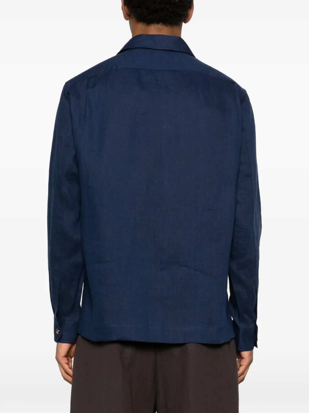 Brunello Cucinelli Overhemd met knopen Blauw