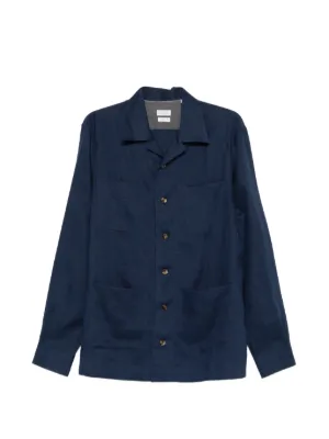 Jil Sander パッチポケット オーバーシャツ | ブルー | FARFETCH JP