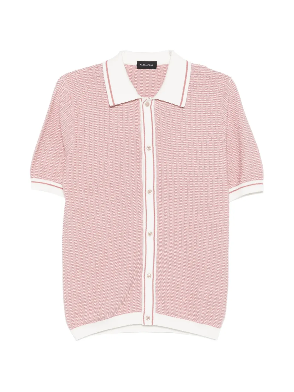 Tagliatore button-down short-sleeve shirt - Rosa