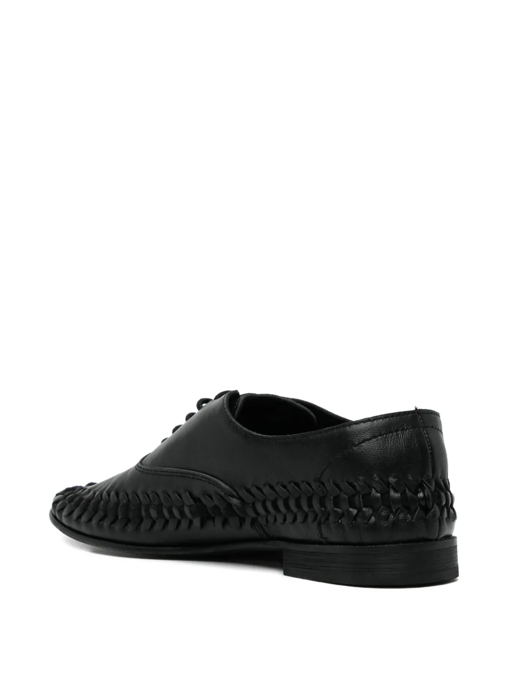 Yohji Yamamoto Oxford veterschoenen Zwart
