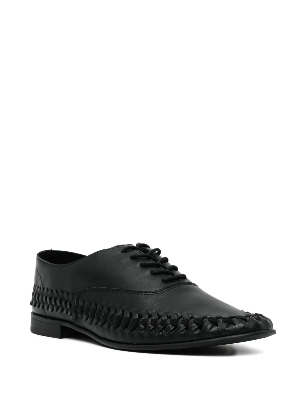 Yohji Yamamoto Oxford veterschoenen Zwart