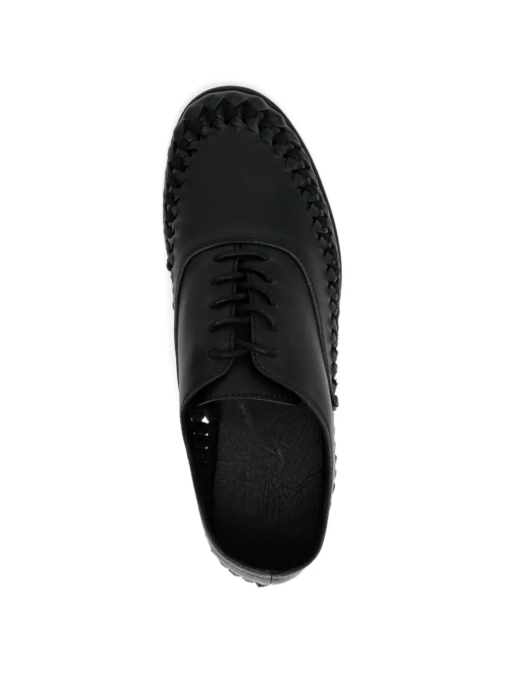 Yohji Yamamoto Oxford veterschoenen Zwart