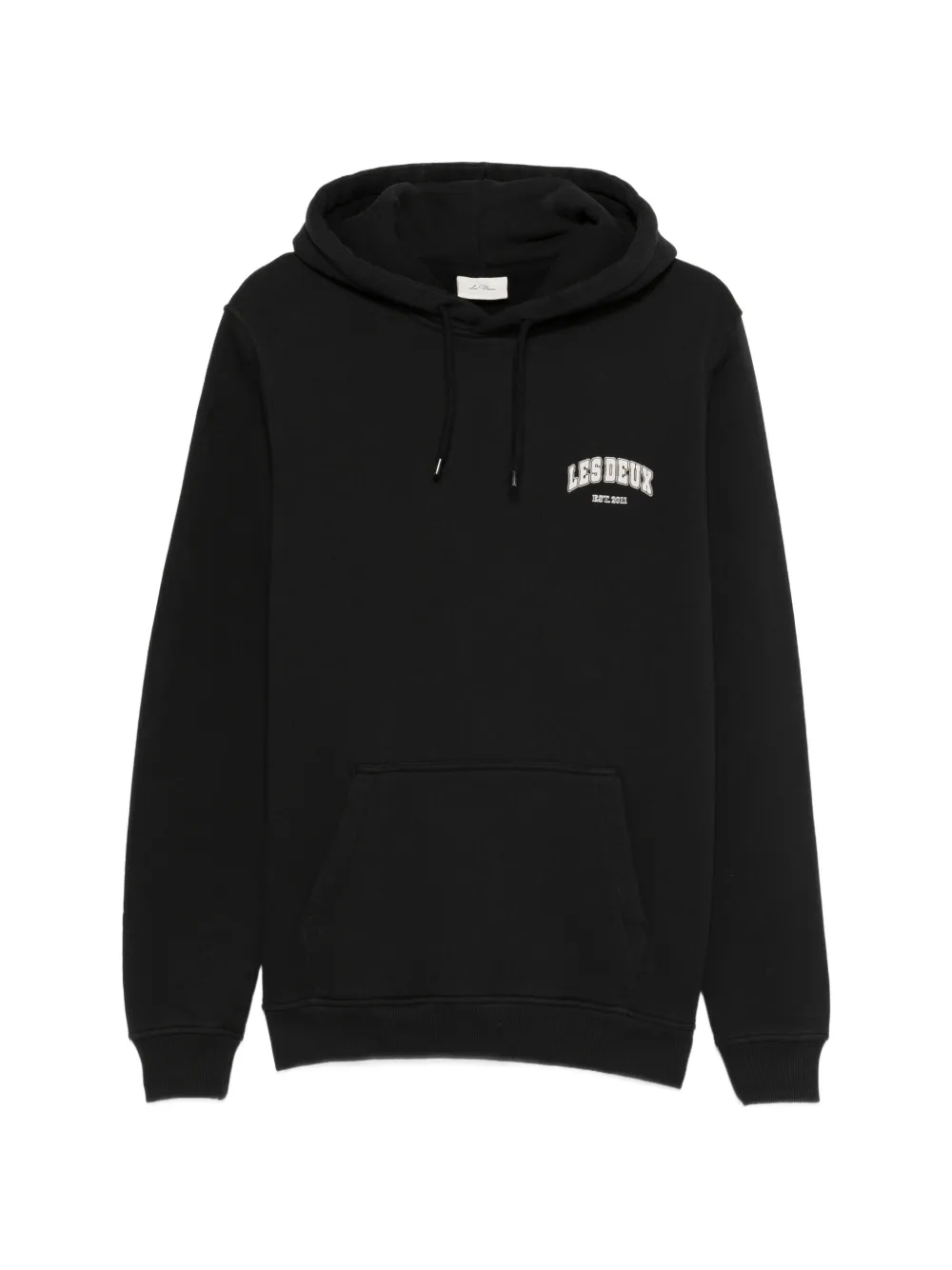 Les Deux Brady logo hoodie - Nero