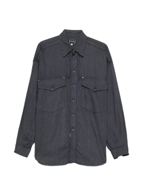 Versace Pre-Owned 1990s striped pocket shirt