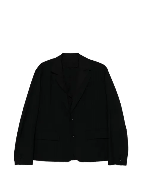 sacai pinstriped button jacket