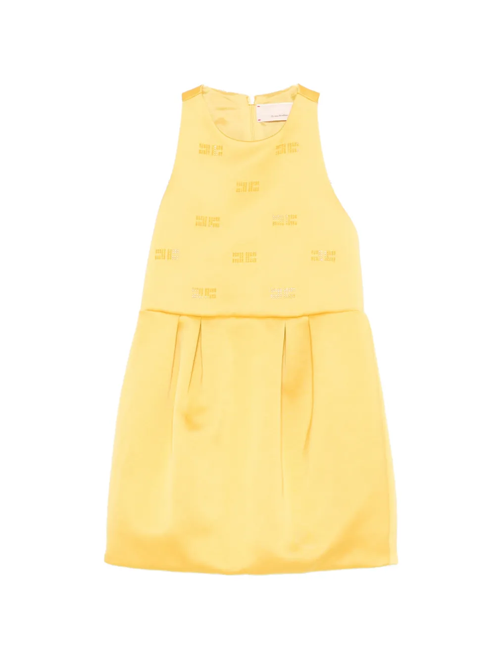 Elisabetta Franchi La Mia Bambina embellished dress - Giallo