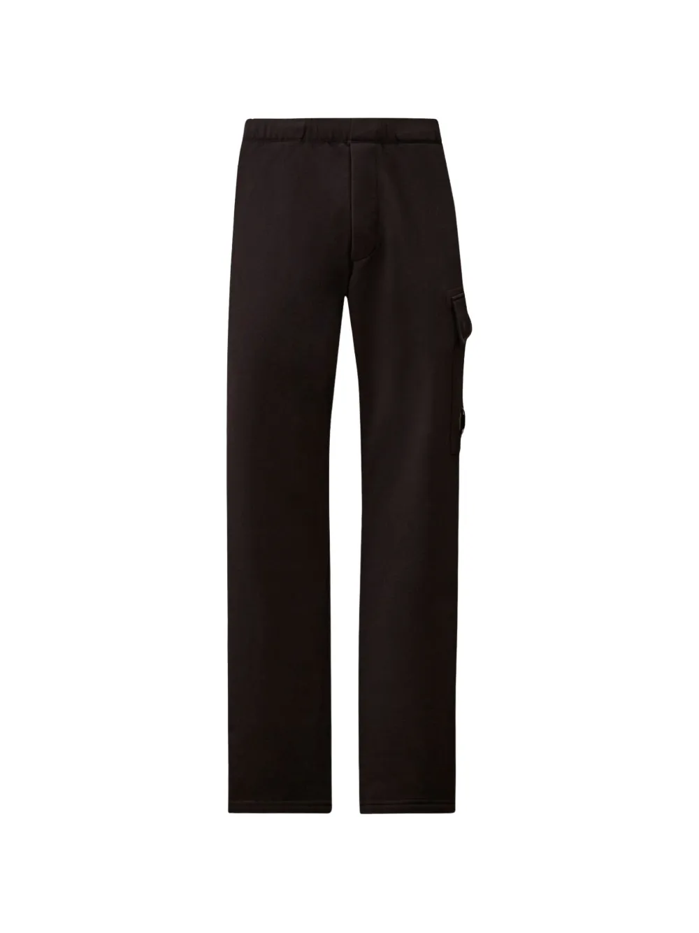 C.P. Company Diagonal Raised fleece cargo pants - Nero