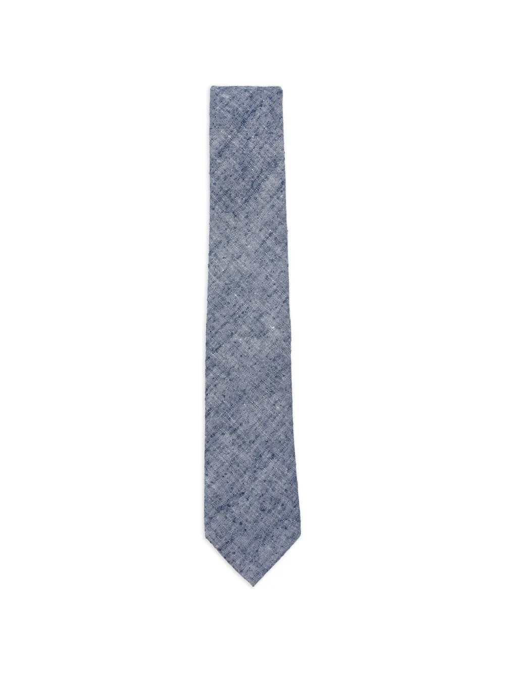 Emporio Armani textured tie - Blu