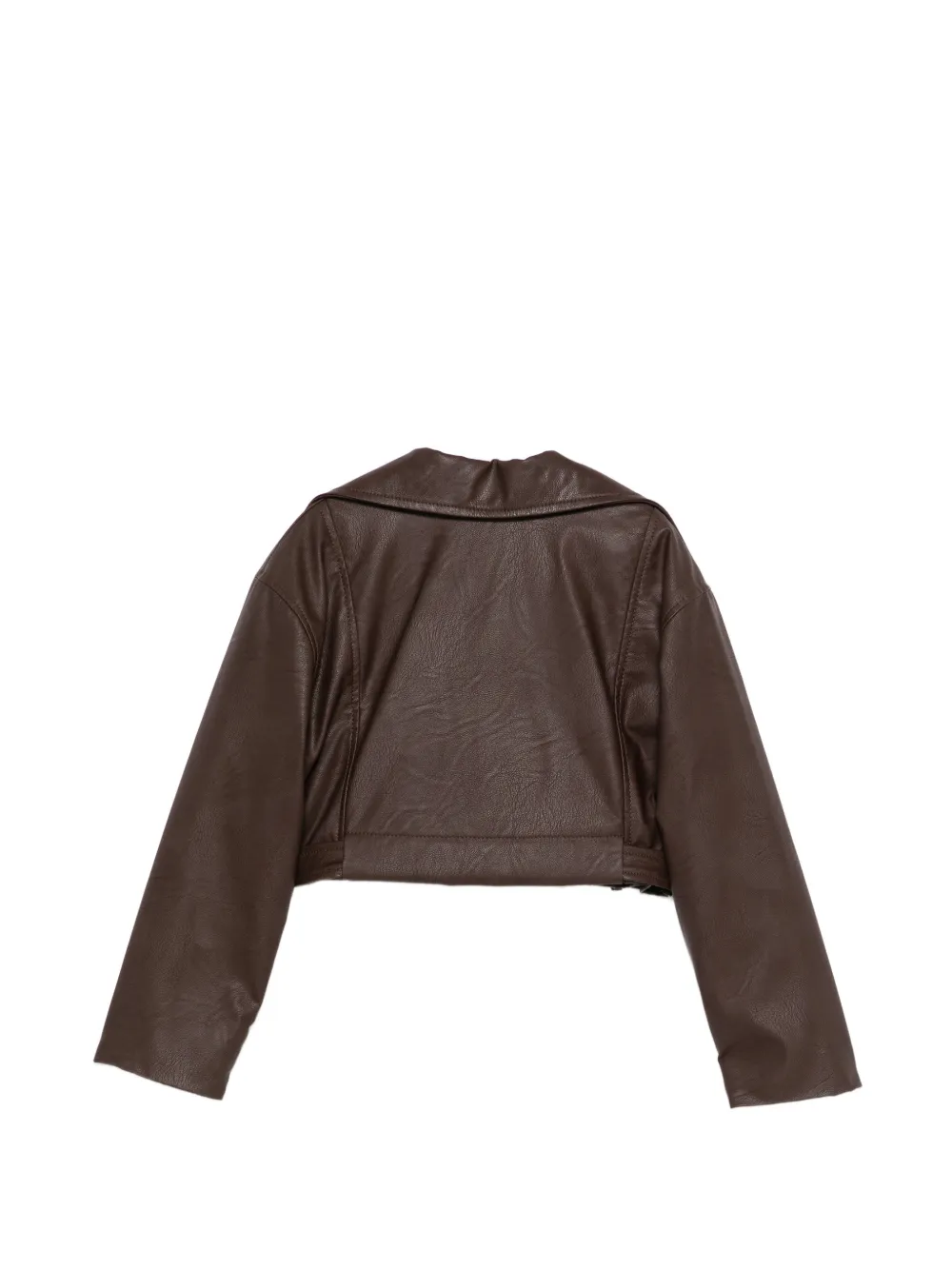 Pinko Kids Chiodo jack met ceintuur en rits Bruin