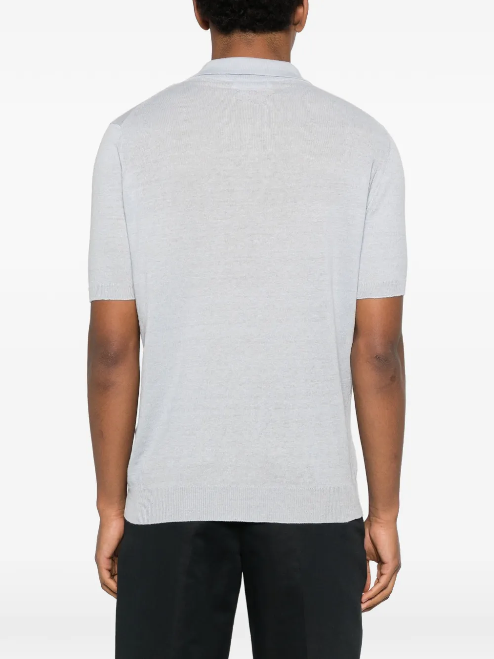 Lardini T-shirt met V-hals Blauw