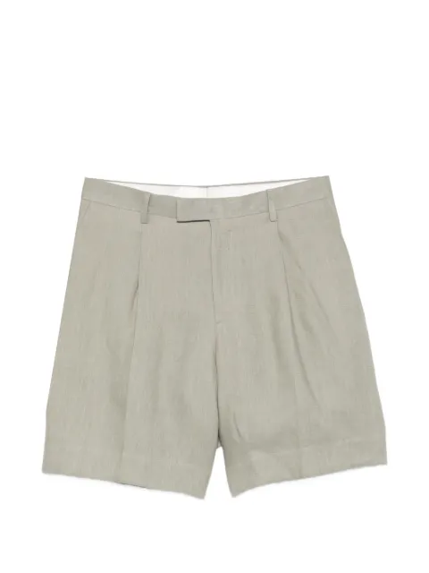 Lardini Paaramis pleated button shorts