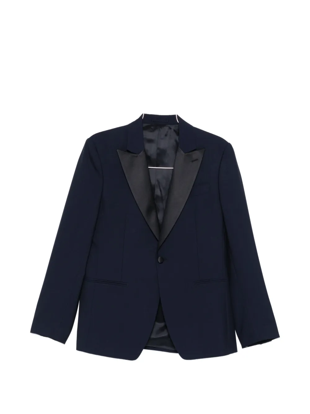 Lardini satin-trim suit - Blu