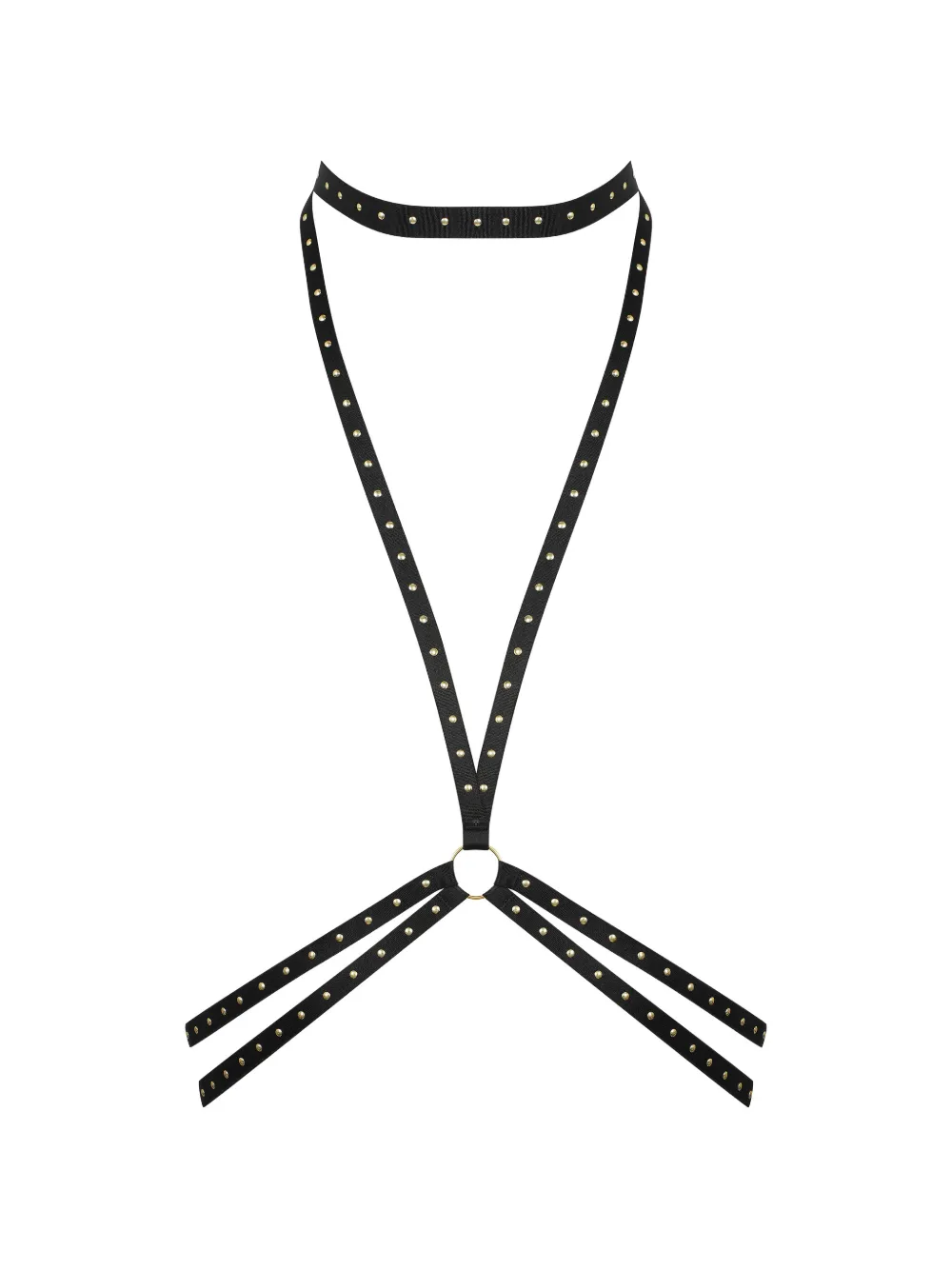 Maison Close Lingerie mit Nieten - Schwarz