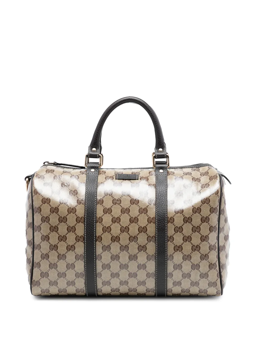 Gucci Pre-Owned 2016-2025 Medium GG Crystal Joy boston bag - Marrone